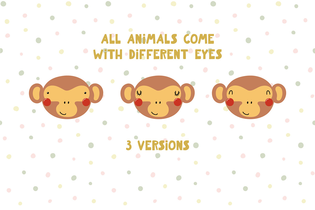 Safari Adventure Animal Graphics, an Animal Illustration by sceptical cactus (Photo 9 of 15)