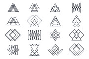 Set of trendy geometric shapes, an Education Illustration by Helen Sko (Thumbnail 2 of 5)