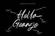 Raytune Signature Brush Typeface, a Script Font by RantautypeStudio (Thumbnail 8 of 15)