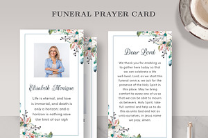 Funeral/ Memorial Prayer Card PC001