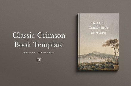 Classic Crimson Book Template, a Magazine Template by Ruben Stom