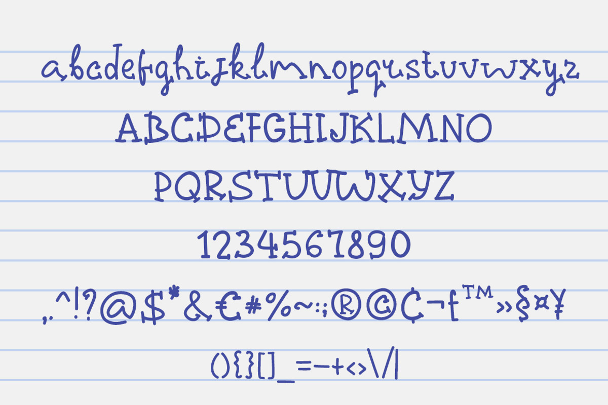 Lumeris handwritten font, a Handwritten Font by MixedArt (Photo 2 of 5)