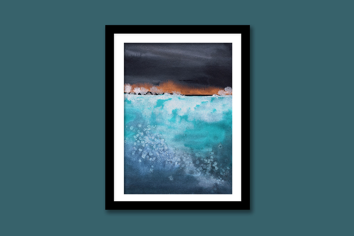 Dark Dreams- watercolor art, a Background Graphic by Marmoris.Arts (Photo 8 of 28)