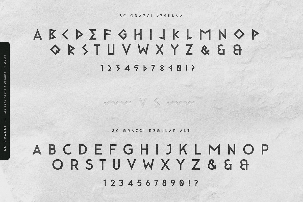 Graeci Display — Greek Inspired Font, a Sans Serif Font by Sinclair Creative Agency (Photo 7 of 15)