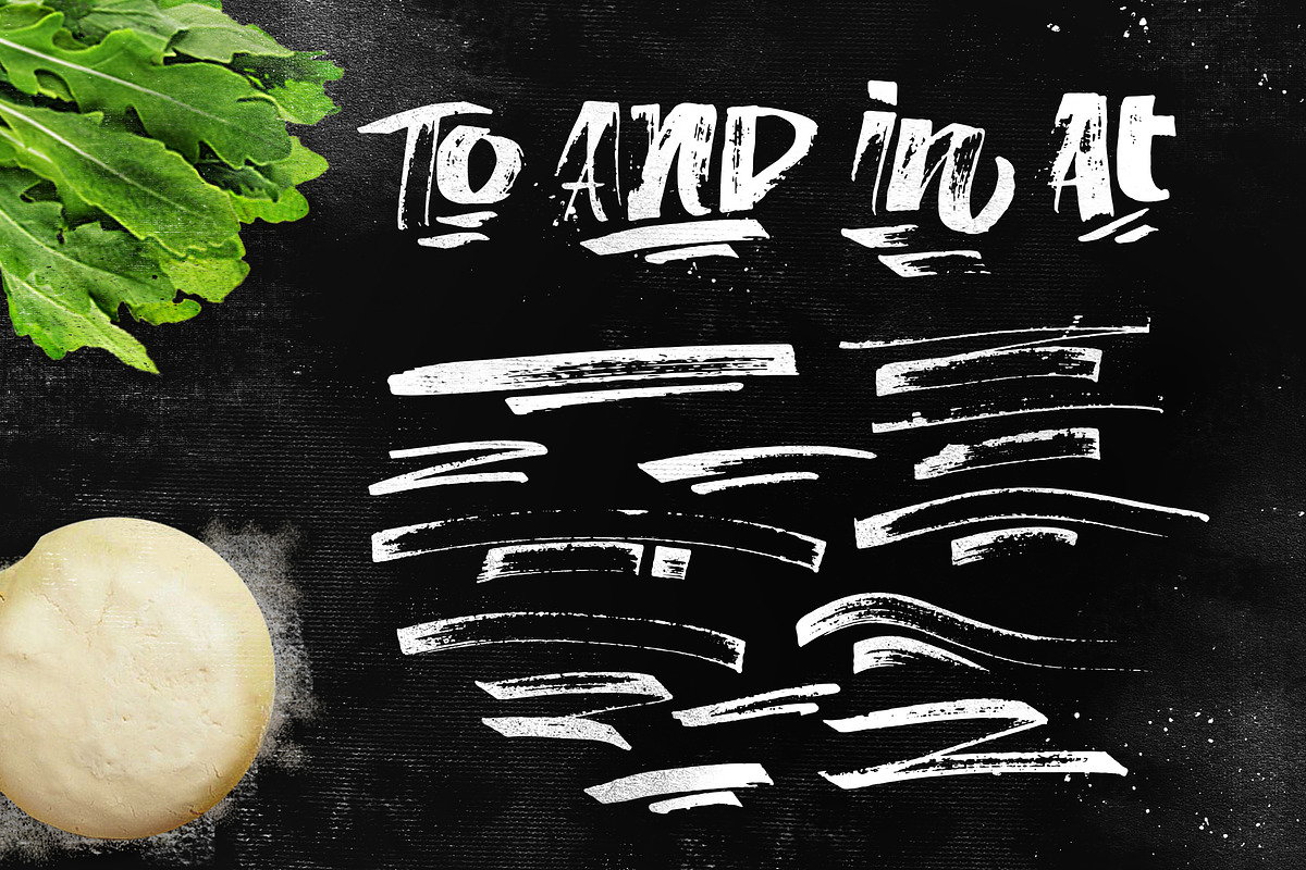 ITALIANO Brush Font +Extras preview 5