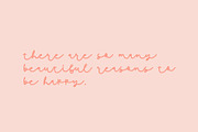 Brighter Sunshine| Quotable Font Duo, a Font by Analogous (Thumbnail 7 of 13)