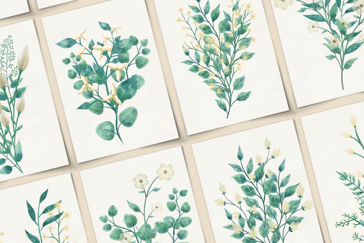 Floral Watercolor Design Big Pack, an Object Graphic by Motion-Box (Photo 12 of 17)