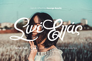 Cine Ellas font + Extras, a Script Font by George Bourle (Thumbnail 1 of 10)