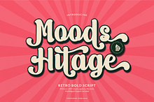 Moods Hitage | Retro Bold Script