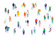 Cartoon People isometric characters, a Person Illustration by Vector_Art (Thumbnail 5 of 10)