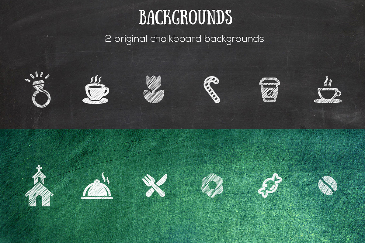Chalk board Action with Extras preview 5