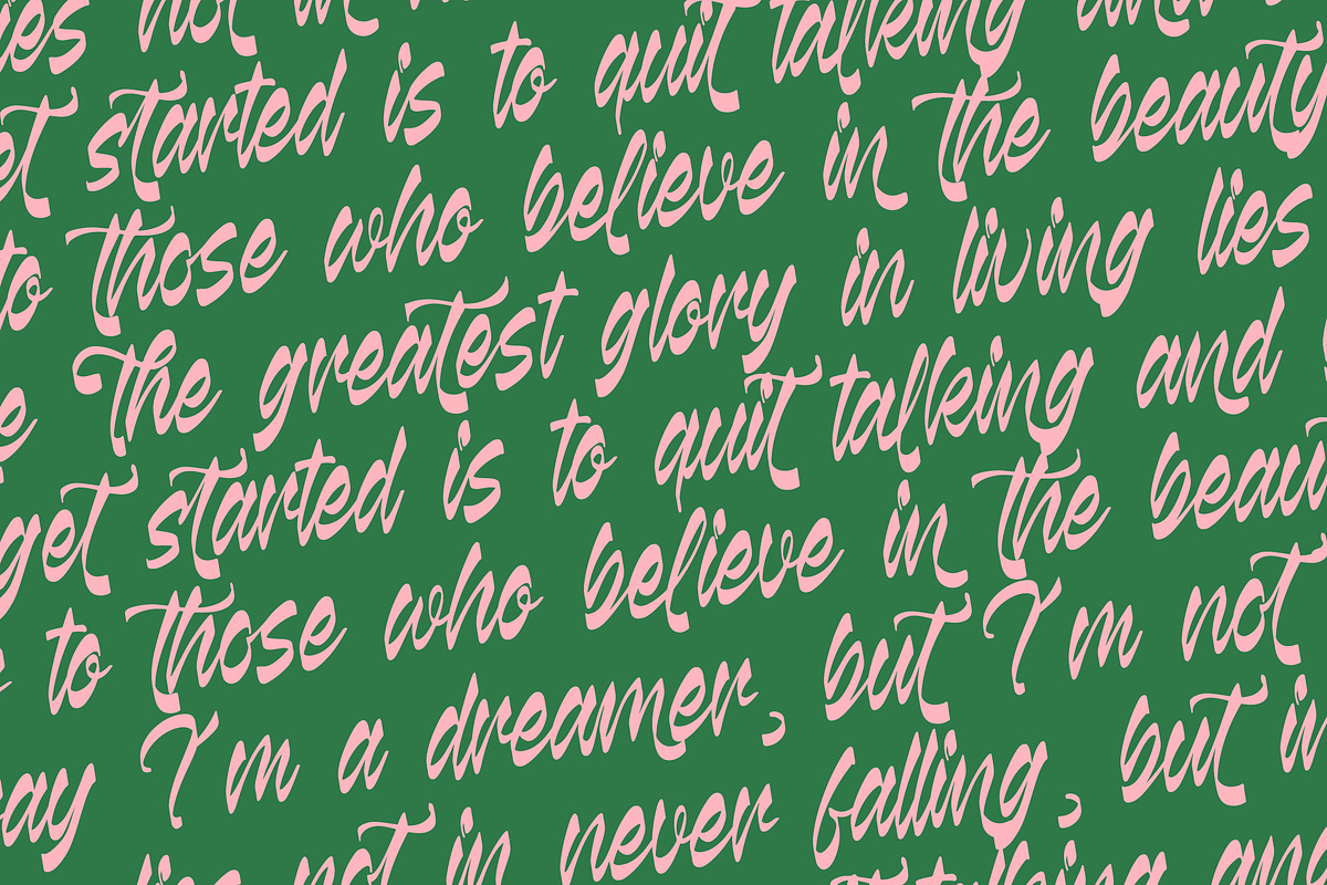 Kabetha Shelyne Bold Calligraphy, a Script Font by Letterena Studios Script (Photo 19 of 20)