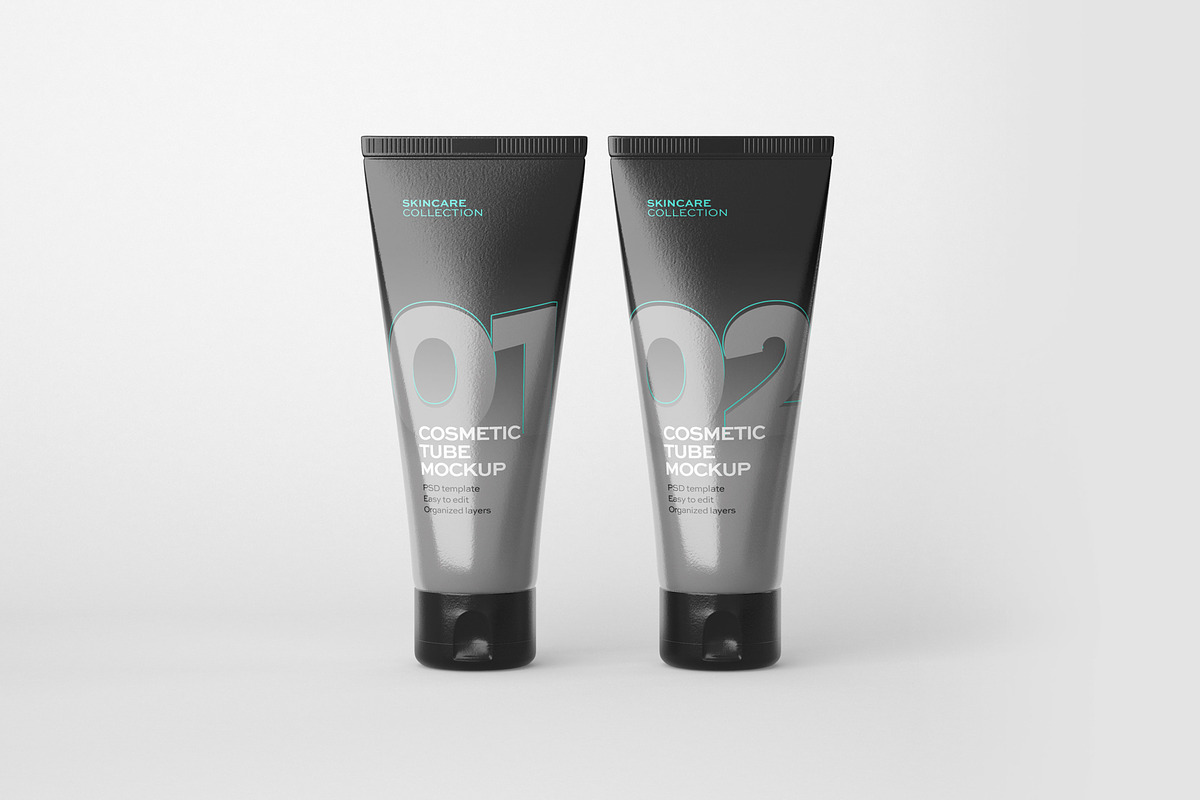 Cosmetics Mockup Set | Tube and Jar, a Cups & Container Mockup by Deeplab (Photo 7 of 16)