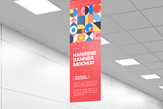 Banner Mockup - Hanging Ceiling View, a Mockup by graphicsauce (Thumbnail 3 of 4)