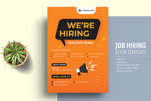Job Hiring Flyer Template