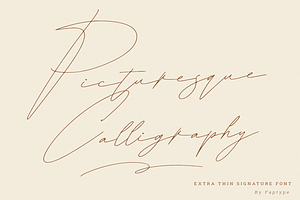 Daenerys Extra Thin Signature Font