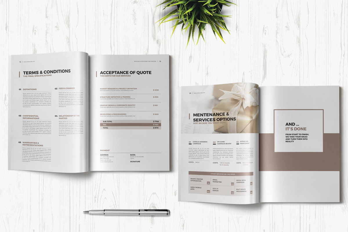 Project Proposal, a Brochure Template by Sabin (Photo 6 of 10)