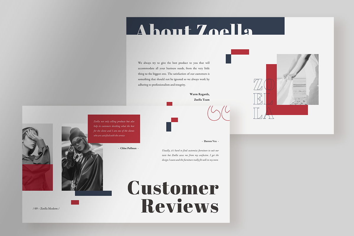 Zoella Modern Business Presentation, a Presentation Template by peterdraw (Photo 2 of 6)