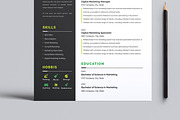 Minimalist Resume Layout, a Resume Template by MightyDesign (Thumbnail 3 of 8)