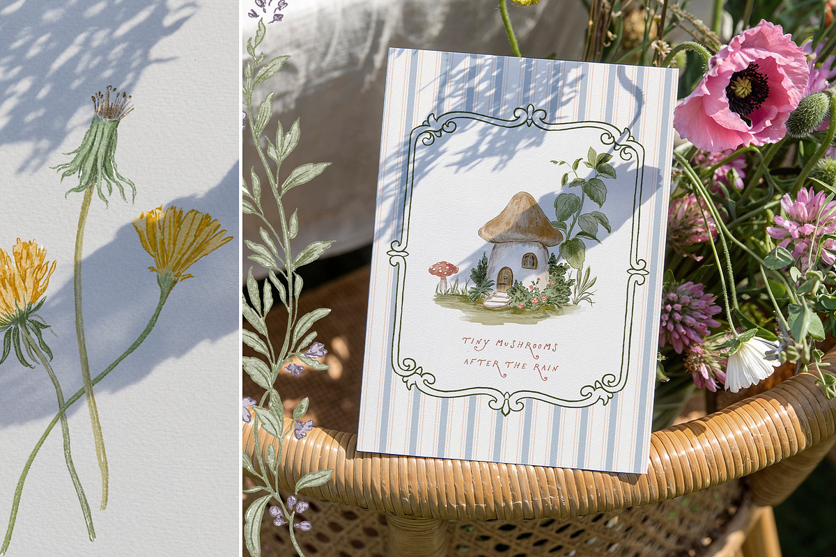 Bramblewood Tales Woodland Clipart, a Decorative Illustration by Muse Artist (Photo 21 of 29)