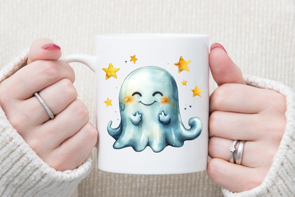 Yellow Retro Halloween Clipart, an Illustration by Sublimation Artist (Photo 5 of 6)