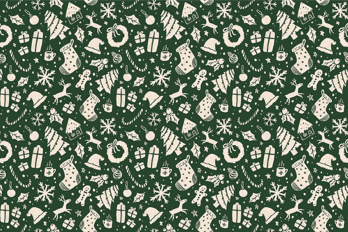 Cosy Christmas Repeat Pattern, a Pattern Graphic by Forest Lily (Photo 10 of 10)