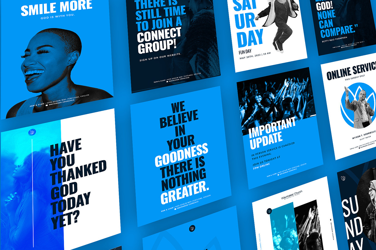 My Home Church | Social Media Kit, a Social Media Template by Rodney Truitt Jr (Photo 2 of 7)