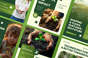Eco Sustainability Social Media Post, a Social Media Template by Annora Studio (Thumbnail 2 of 6)