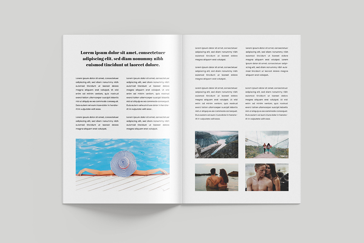 Travel Magazine Layout Design, a Magazine Template by afsar.hossain (Photo 4 of 6)