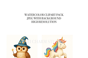 Magical Clipart Set, a Decorative Illustration by Pati Charm Studio (Thumbnail 4 of 8)