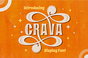 Crava, a Font by PutraCetol Studio (Thumbnail 1 of 8)