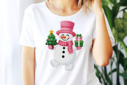 Christmas Snowman Png, an Illustration by Canvas Craft (Thumbnail 4 of 6)