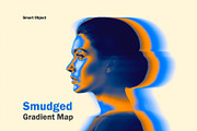 Smudged Gradient Map Photo Effect, a Layer Style Add-On by graphypix (Thumbnail 1 of 13)