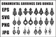 Vintage Ornamental Earrings Bundle, an Object Graphic by Gfx_Store (Thumbnail 1 of 13)
