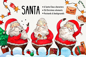 Santa big Christmas set
