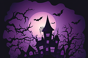 Spooky Silhouettes, a Background Graphic by Printable Treasure (Thumbnail 3 of 10)