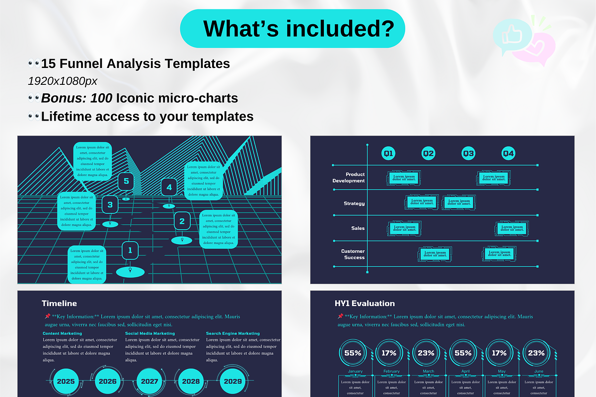 Roadmap Timeplan Presentation Slides, a Presentation Template by GrowthHackingStudio (Photo 2 of 8)