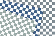 Blue Checkerboard Patterns, a Pattern Graphic by Patterns for Dessert (Thumbnail 3 of 5)