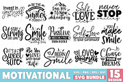 Motivational SVG Bundle, a Graphic by crafthome (Thumbnail 1 of 10)