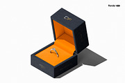 Jewelry Box Mockup Set, a Packaging Mockup by Renderteam (Thumbnail 3 of 10)