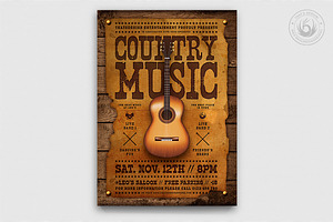 Country Music Flyer Bundle V2