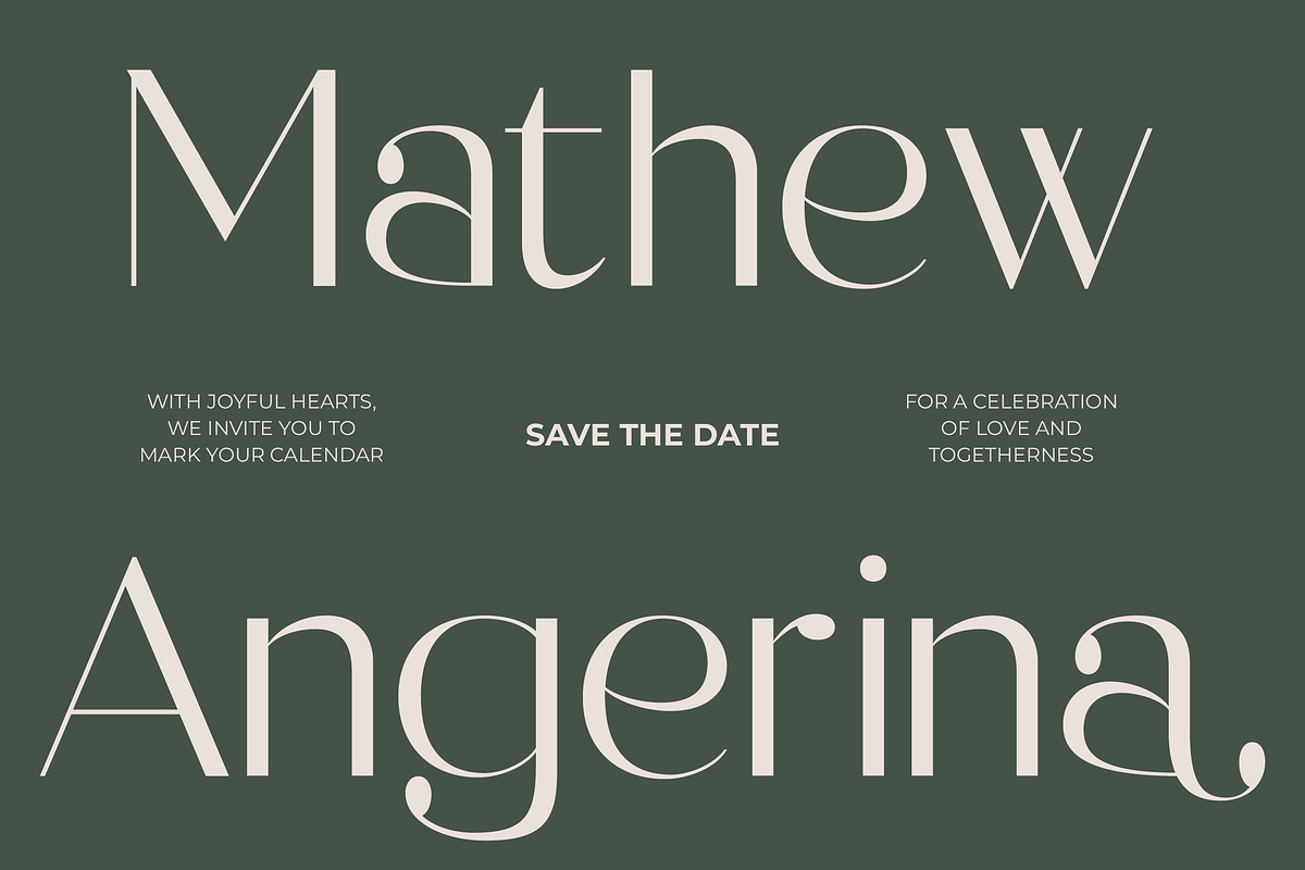 Raslera Modern Serif Display, a Sans Serif Font by timelesstype.co (Photo 2 of 20)