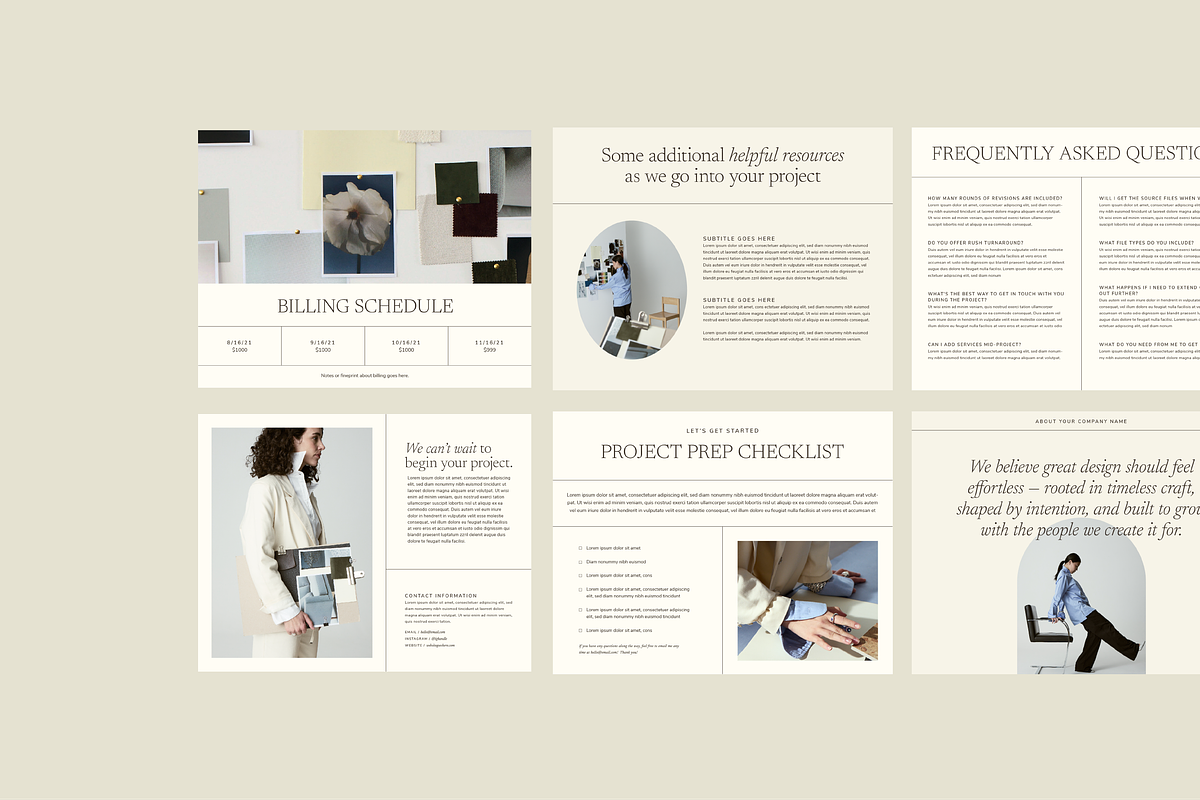 Client Welcome Guide Template, a Presentation Template by MARA Design Co. (Photo 6 of 6)
