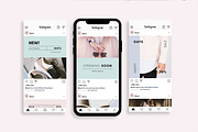 Elegant Instagram Posts, a Social Media Template by Wild Ones (Thumbnail 2 of 6)