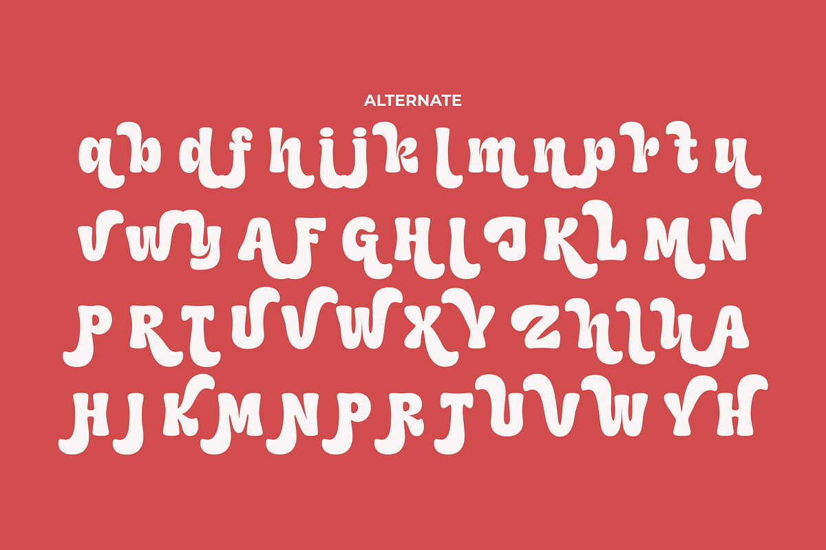 Lucky Chunks - Bold Retro Font, a Handwritten Font by Ainun Jinan (Photo 11 of 11)