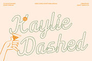CS Kaylie Dashed, a Script Font by Craft Supply Co. (Thumbnail 1 of 8)
