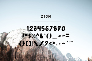 Zion Font FREE Logo Badges!