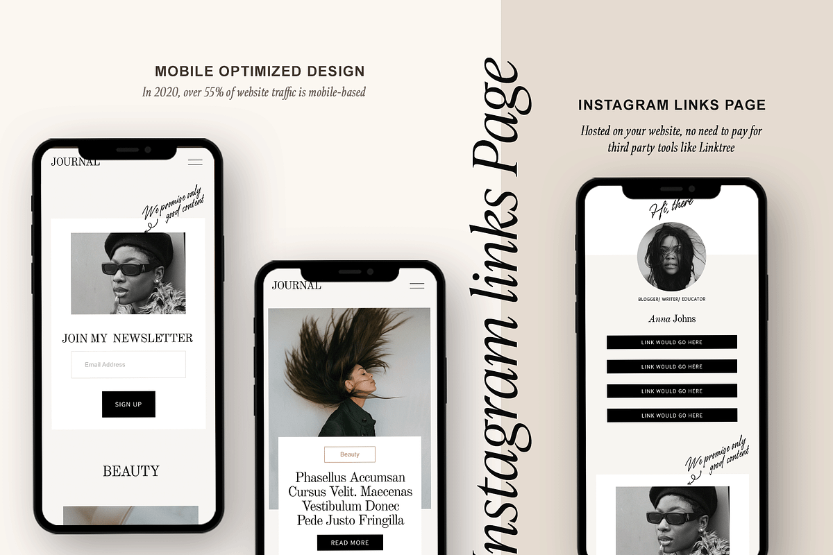 Blog Squarespace 7.1 Template, a Websites & App Template by Kseniia_Design (Photo 8 of 9)