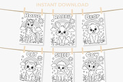 Animal Coloring Book Kids 30 Page, an Education Illustration by Mohammad Sarfaraz (Thumbnail 6 of 15)
