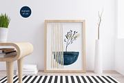 Japandi - abstract watercolor set, a Texture Graphic by KatsiarynaKa (Thumbnail 6 of 19)